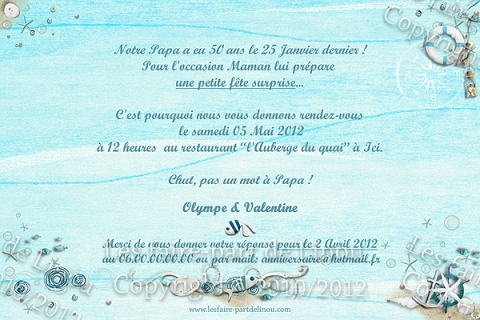 carte d'invitation anniversaire garçon 5 ans gratuit