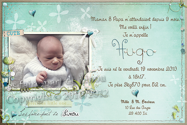 modele faire part de naissance