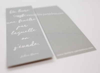 Marque Page citation de Julien Green au format 6 x 18 cm