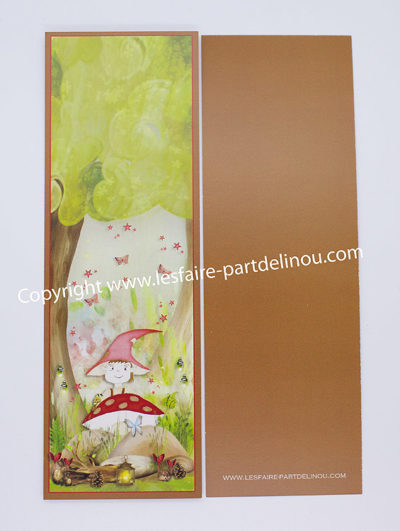 Marque page "Korrigan" au format 6 x 18 cm – Image 2