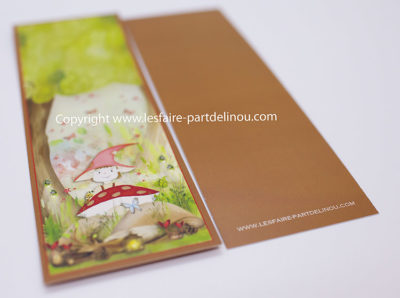 Marque page "Korrigan" au format 6 x 18 cm