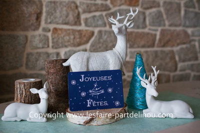 Carte postale «Joyeuses fêtes » – 3 couleurs disponibles – Image 2