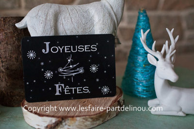 Carte postale «Joyeuses fêtes » – 3 couleurs disponibles – Image 4