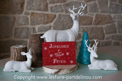 Carte postale «Joyeuses fêtes » – 3 couleurs disponibles – Image 5