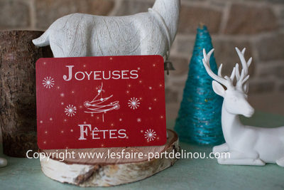 Carte postale «Joyeuses fêtes » – 3 couleurs disponibles – Image 6