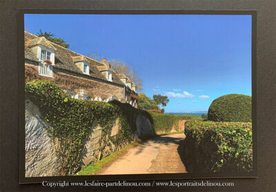 Photographie "Le chemin du tour de la Pointe à Locquirec - Finistère Nord"