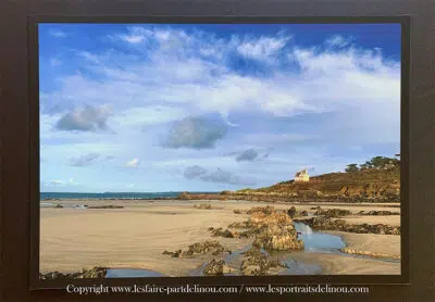 Photographie "La plage de Pors-ar-Villiec à Locquirec - Finistère Nord"