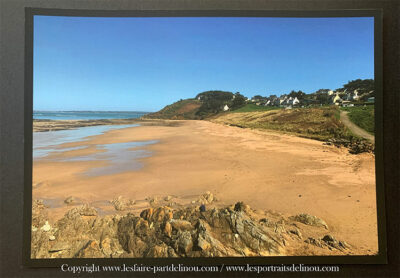 Photographie "La plage des Sables Blancs à Locquirec - Finistère Nord"