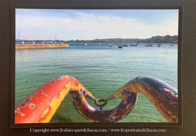 Photographie "Vue sur la plage du port de Locquirec - Finistère Nord"